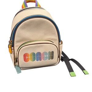 Coach Mini Court Backpack, Rainbow